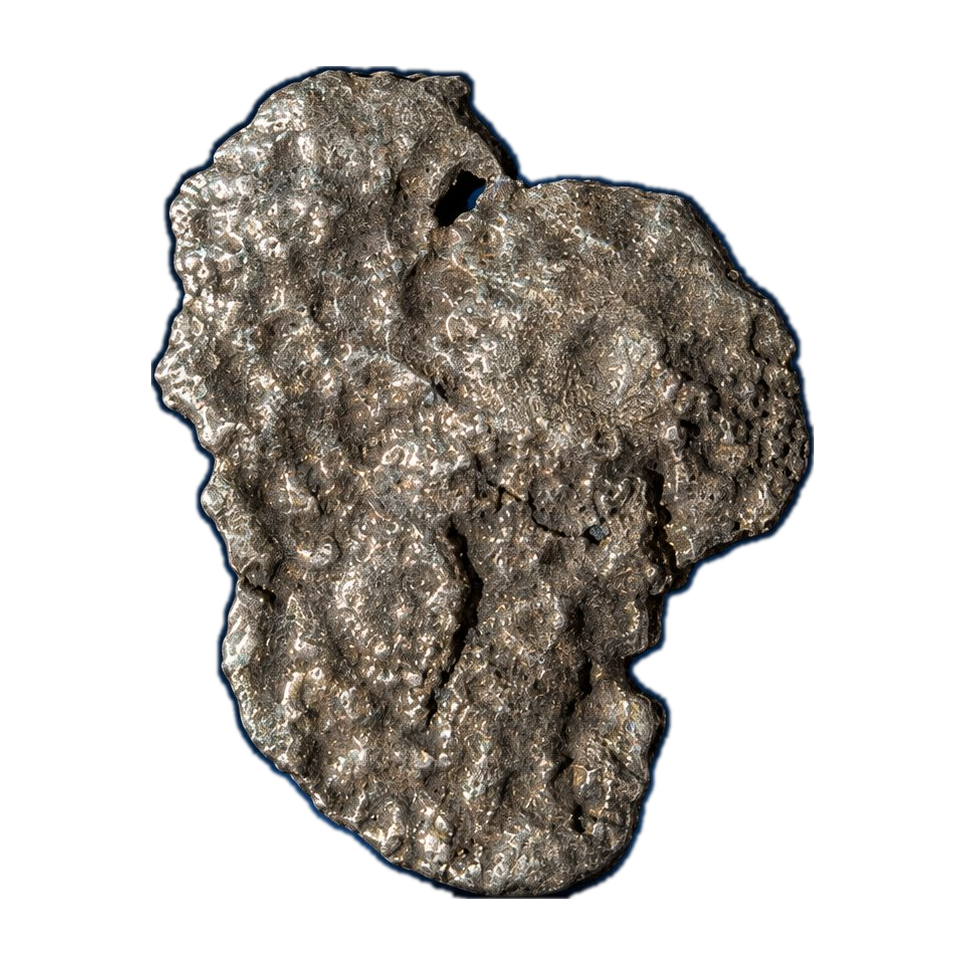 Potosí 4 Reales Silver Cob with Atocha Recovery Label