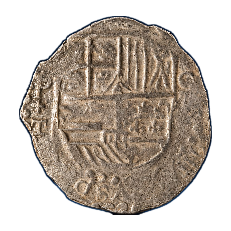 1618–21 Bolivia 8 Reales NGC VF Details — Environmental Damage
