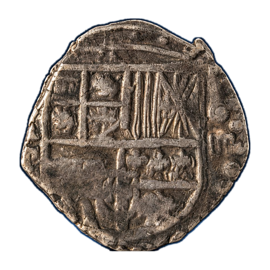 1618–21 Bolivia 4 Reales Philip III Silver Cob NGC VF35