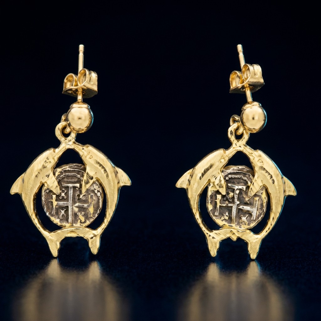 Atocha Coin Earrings No. 316