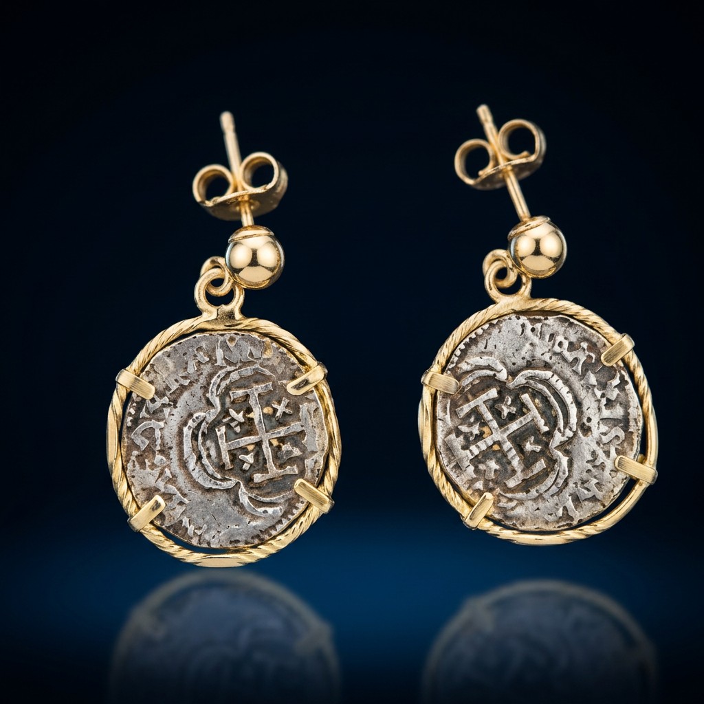 Atocha Coin Earrings No. 46