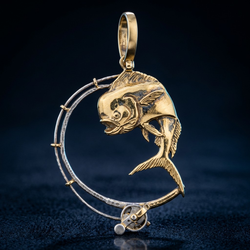 Atocha Coin Pendant No. 234 — gold frame