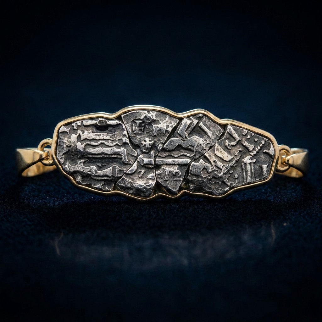 Atocha Coin Ring No. 712 — gold frame